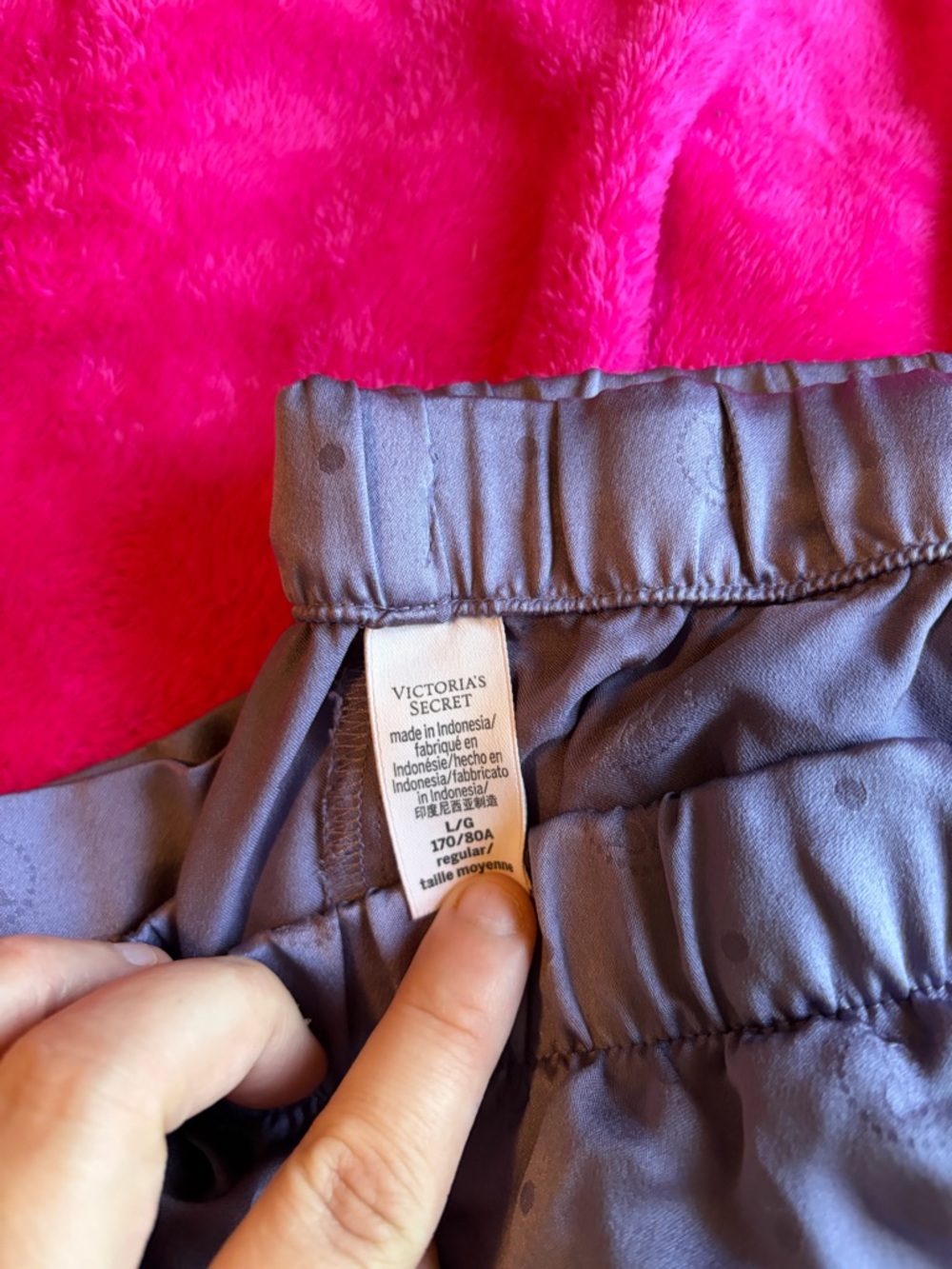Women's Silky Purple pajamas - Picture 4 of 10